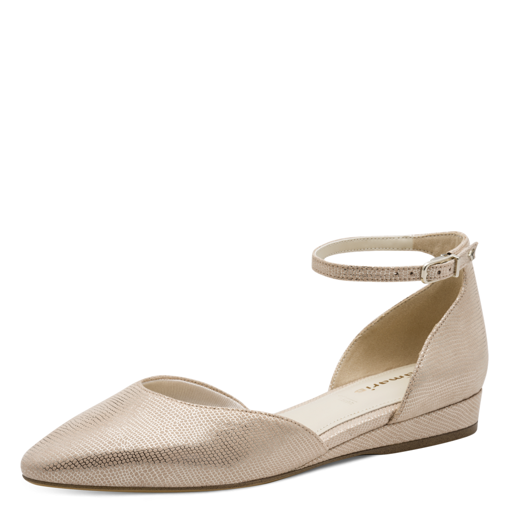 Tamaris cipő 1-22155-46 968 Lt.Gold Struct
