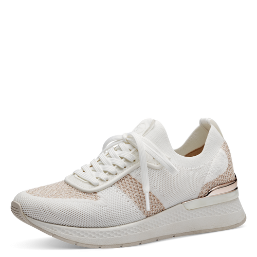 Tamaris cipő 1-23712-42 119 Wht/Rose Gold