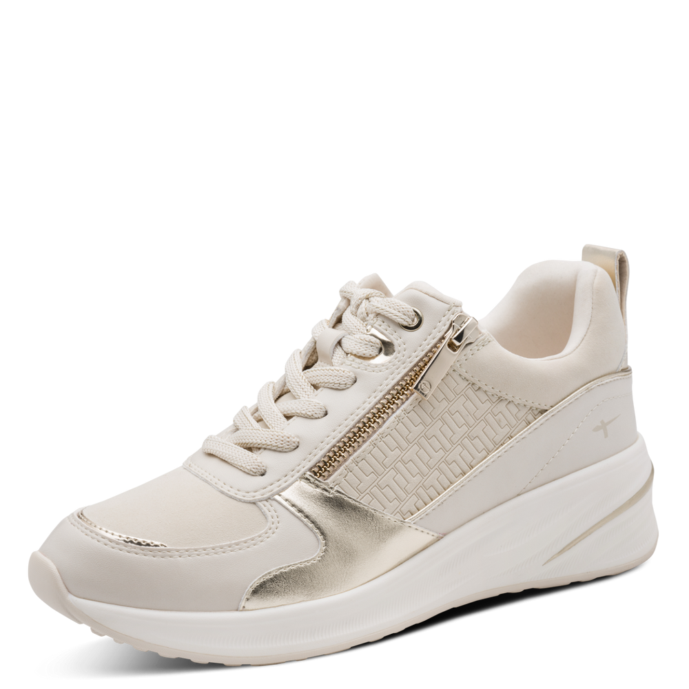 Tamaris cipő 1-23754-45 485 Ivory-Gold