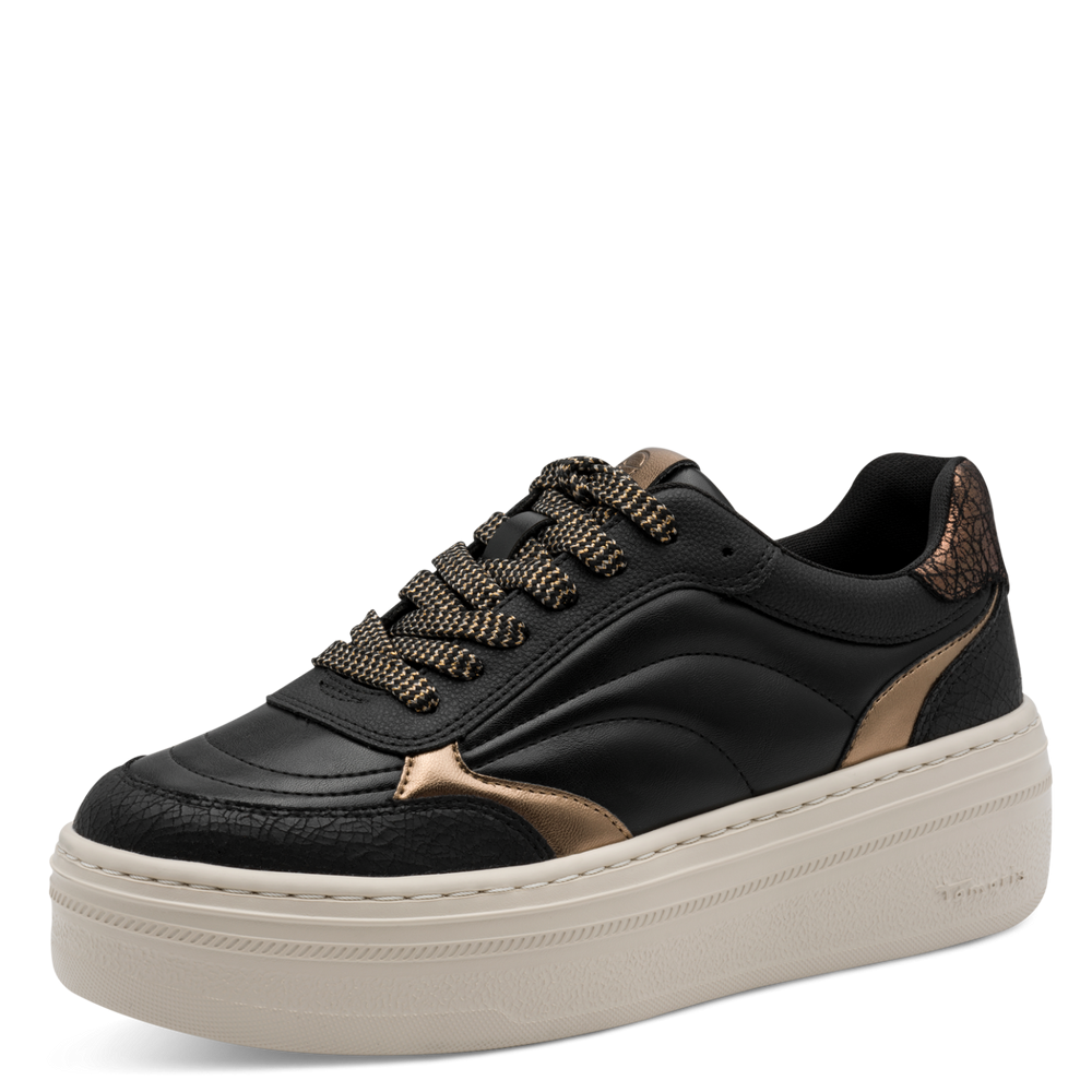 Tamaris sportos cipő 1-23756-45 075 Black/Bronce