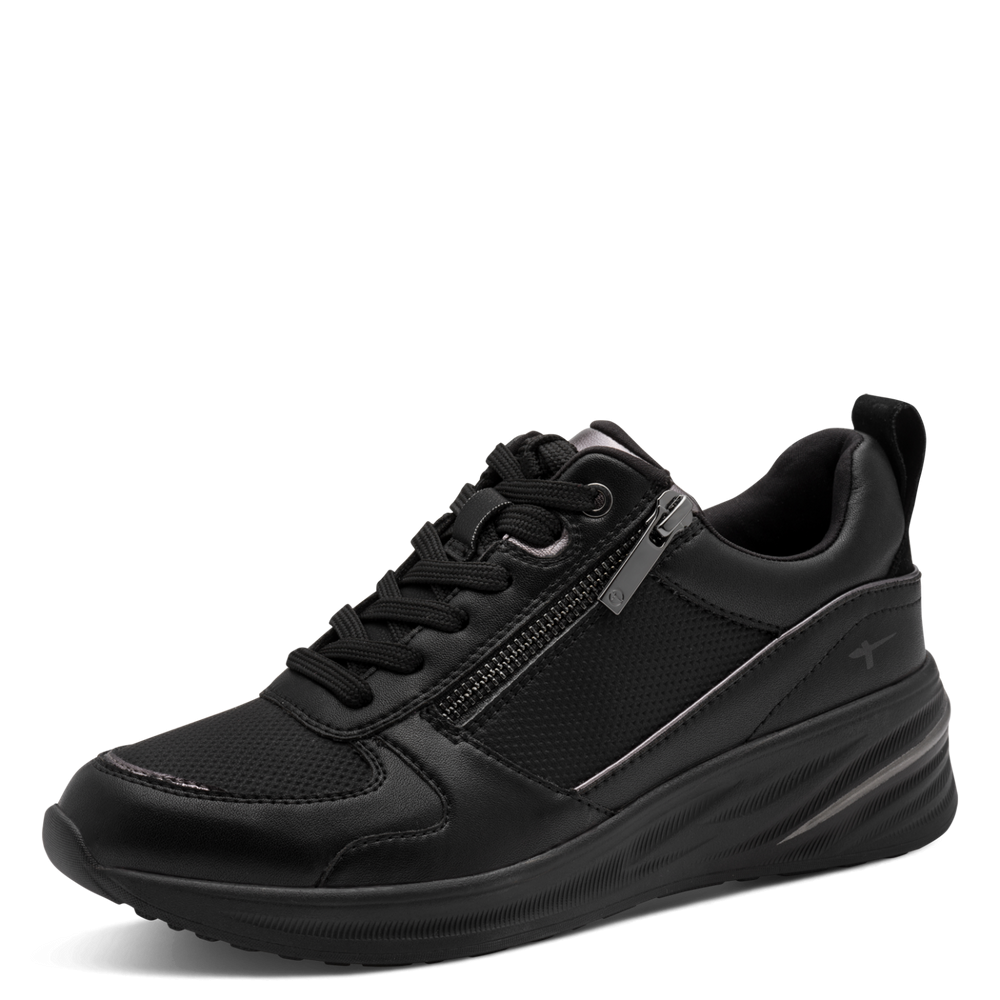 Tamaris cipő 1-23757-46 003 Black Leather