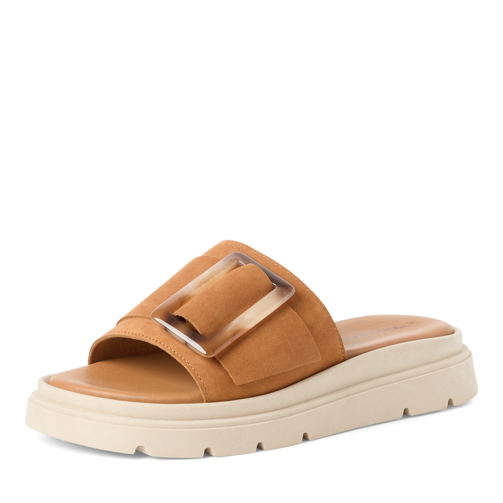 Tamaris papucs 1-27234-44 307 Cognac Nubuc