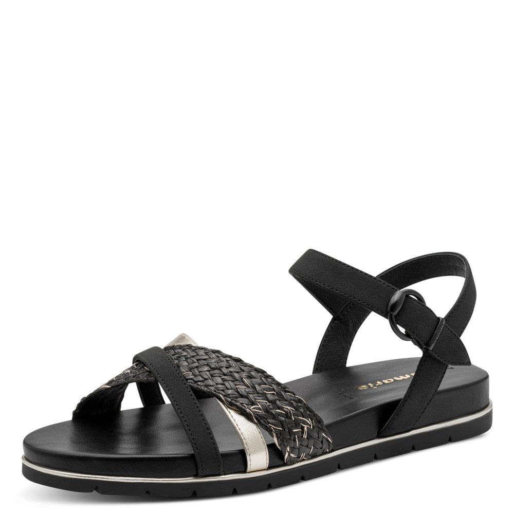 Tamaris szandál 1-28145-42 098 Black Comb