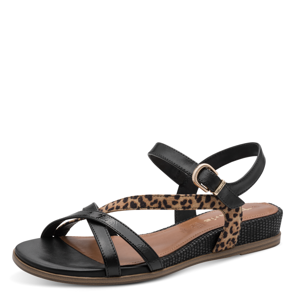 Tamaris szandál 1-28146-46 098 Black Comb
