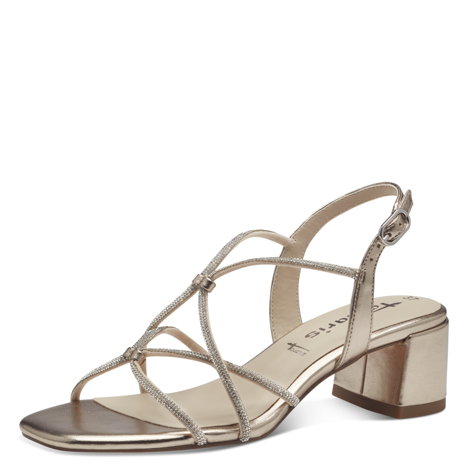 Tamaris női szandál 1-28236-42 933 Light Gold