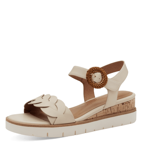 Tamaris szandál 1-28258-44-418 Ivory