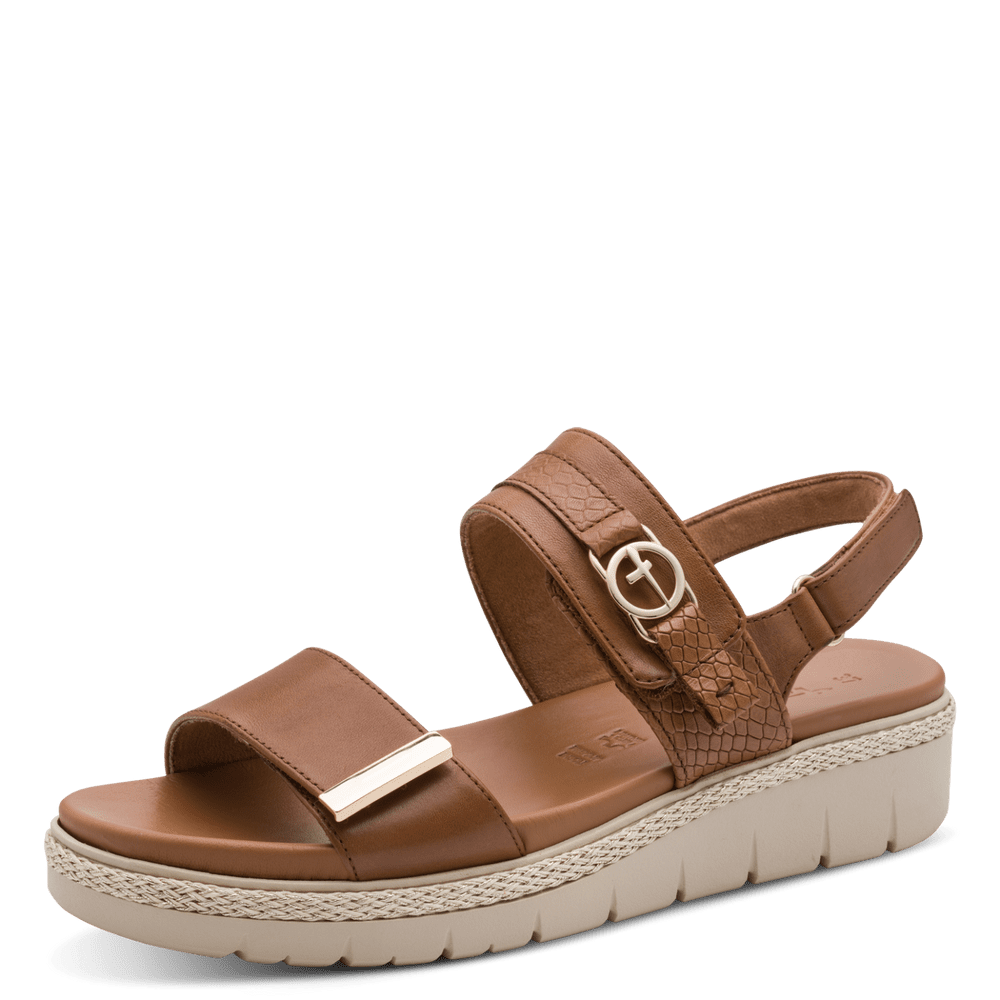 Tamaris szandál 1-28264-44 348 Cognac Leather