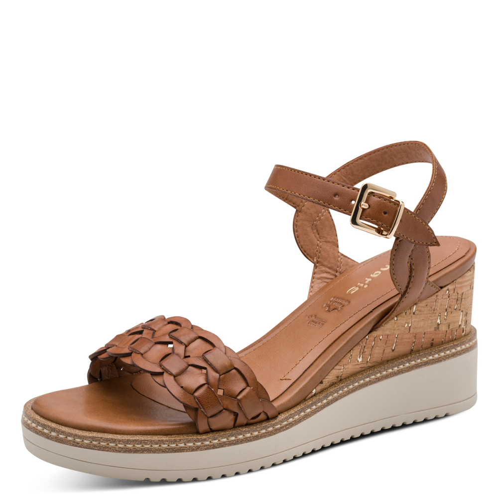 Tamaris szandál 1-28334-46 305 Cognac