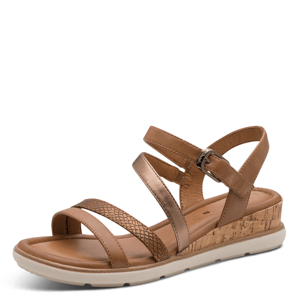 Tamaris szandál 1-28713-46 305 Cognac