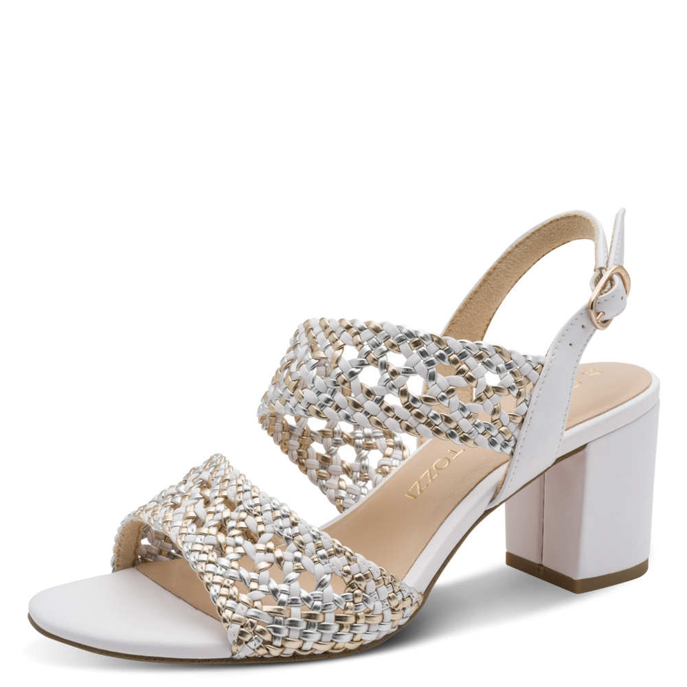 Marco Tozzi szandál 2-28301-46 197 White Comb