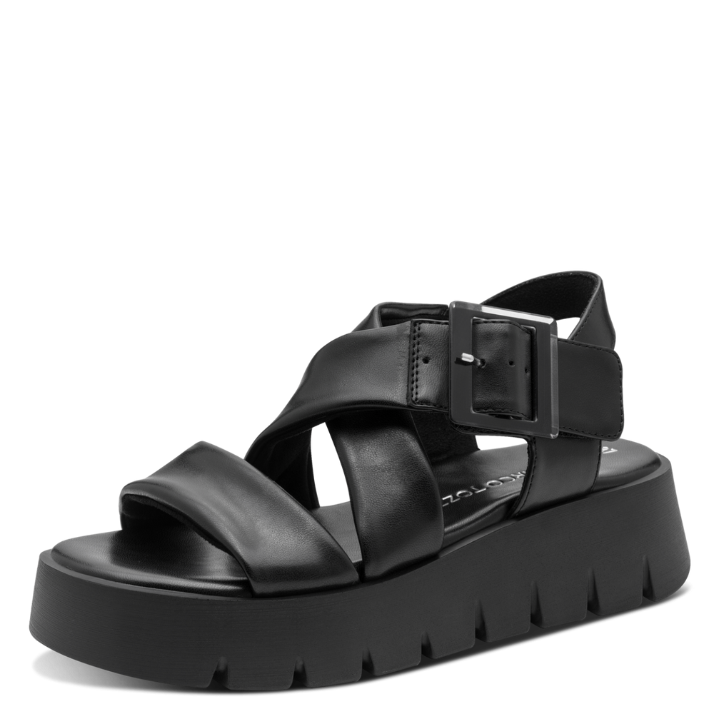 Marco Tozzi szandál 2-28525-46 001 Black