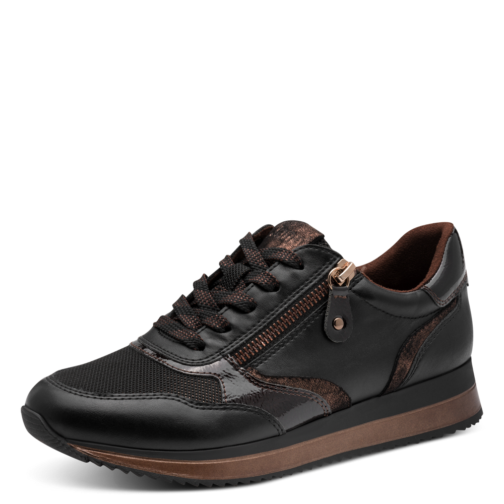 Jana cipő 8-23774-43 095 Black/Bronze