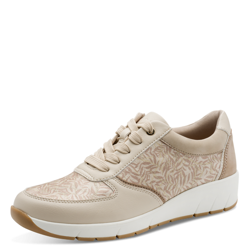 Jana cipő 8-23796-46 449 Beige/Flower