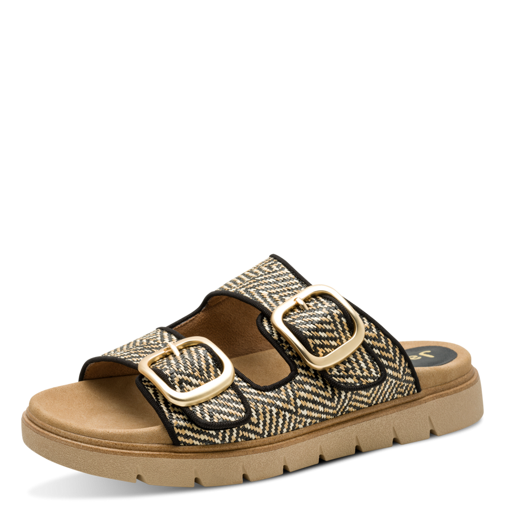Jana papucs 8-27560-46 030 Black/Nature