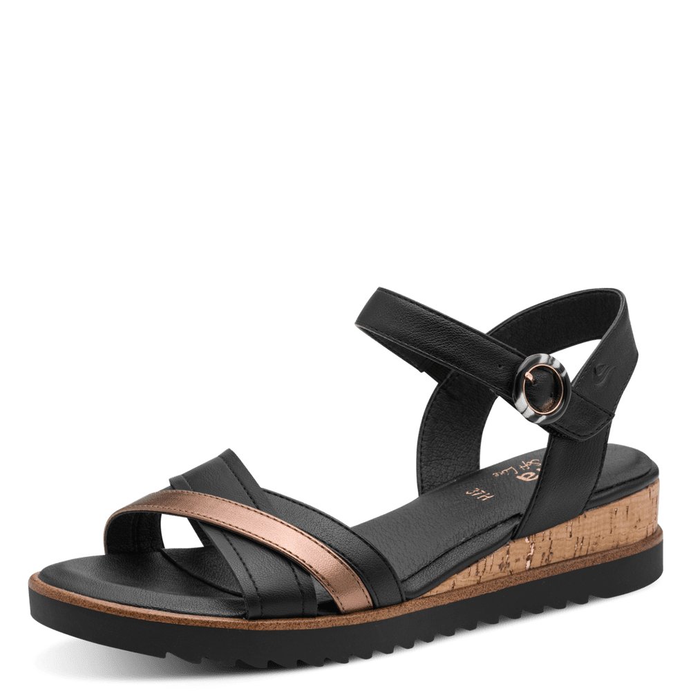 Jana szandál 8-28762-46 098 Black Comb