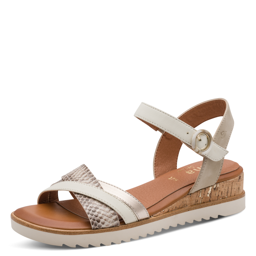 Jana szandál 8-28762-46 499 Beige/Gold