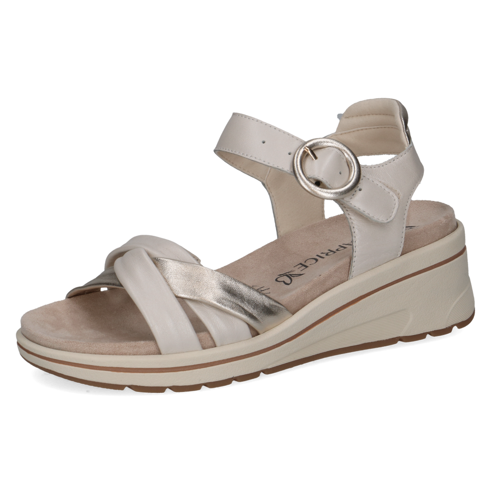 Caprice szandál 9-28304-46 156 Offwhite Perl Com