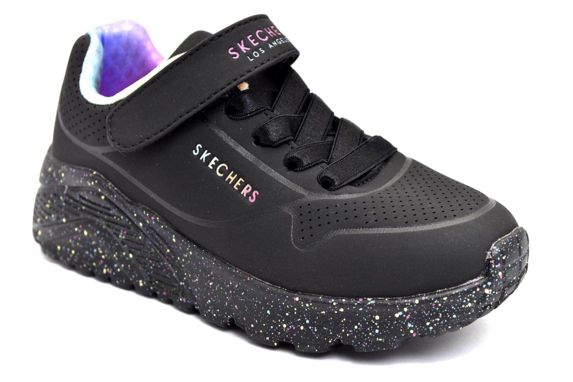 Skechers   Uno Lite - Rainbow Specks  310457L BKMT 