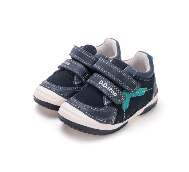 D.D.Step bőr félcipő S038-52963A Royal Blue 19-24 méretben
