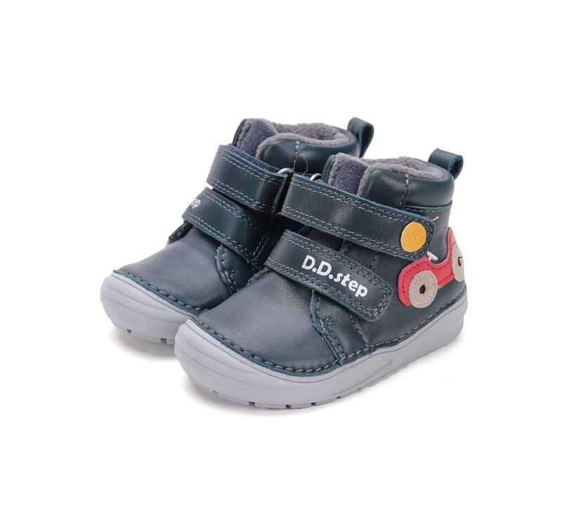 D.D.Step bőr félcipő S071-52771M Royal Blue 26-31 méretben