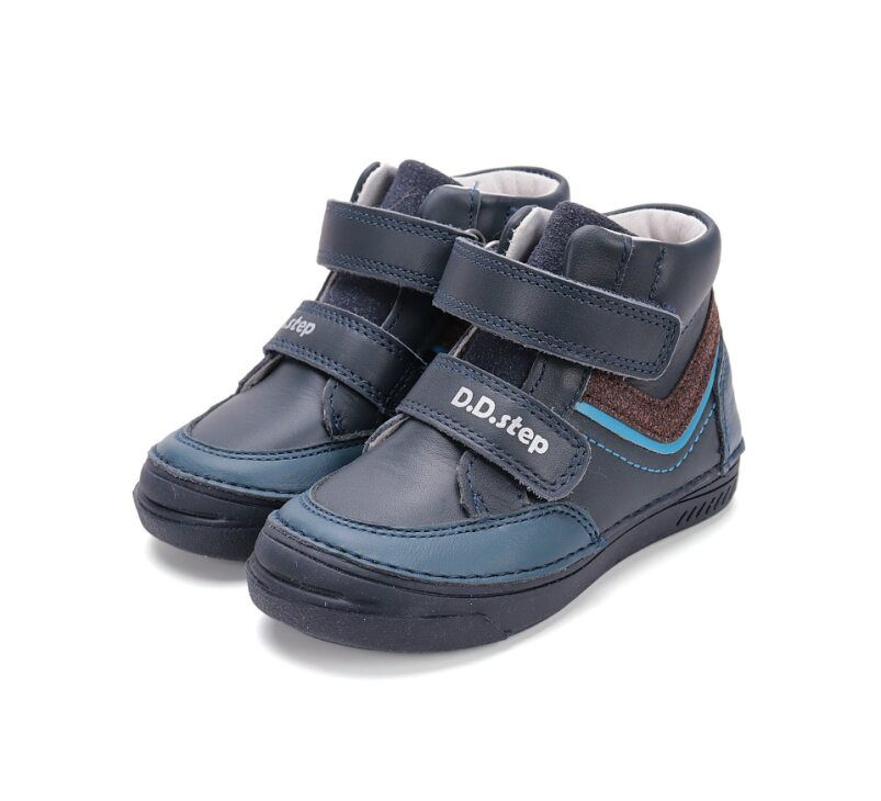 D.D.Step bőr félcipő A040-52962BL Royal Blue 31-36 méretben